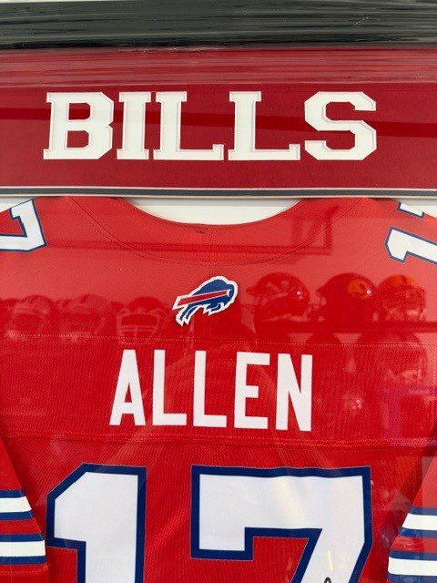 Josh Allen Signed Framed Nike Jersey Buffalo Bills 2X PSA 10 Slabs Beckett COA - Image 8