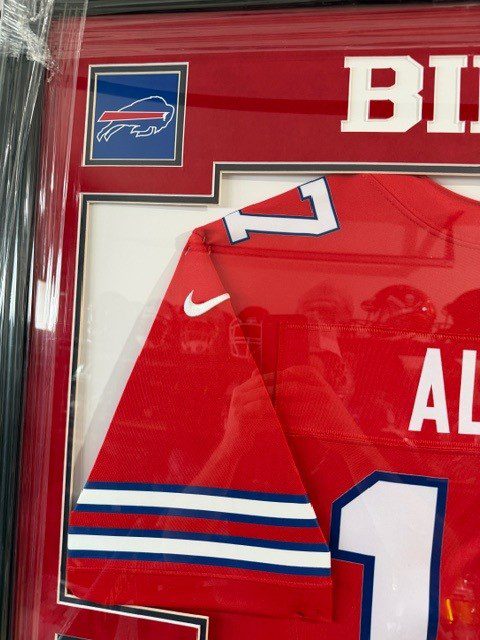 Josh Allen Signed Framed Nike Jersey Buffalo Bills 2X PSA 10 Slabs Beckett COA - Image 9