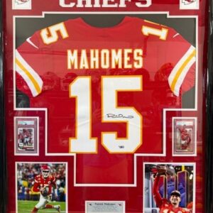 Patrick Mahomes Signed Nike Vapor Elite Jersey Kansa City Chiefs FANATICS COA PSA GEM MT 10