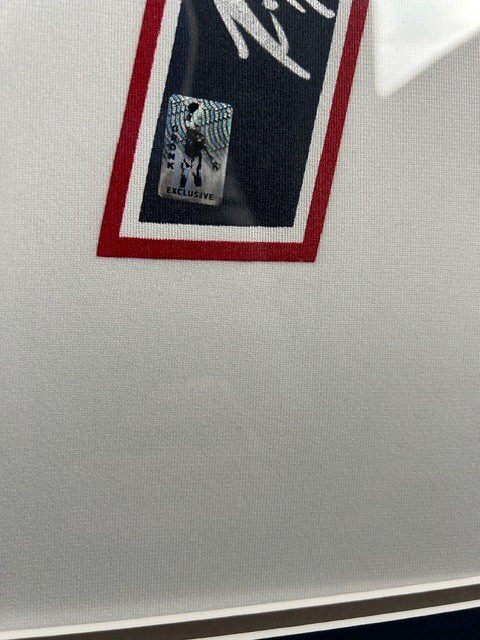 Rob Gronkowski Signed Framed Nike Jersey New England Patriots Exclusive Gronk COA Hologram - Image 6