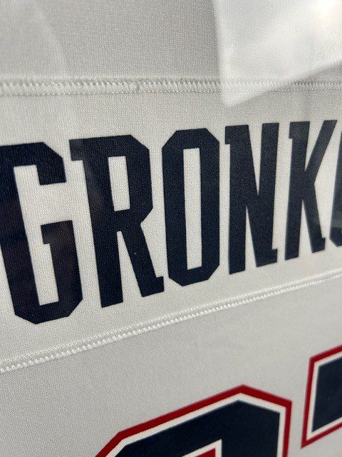 Rob Gronkowski Signed Framed Nike Jersey New England Patriots Exclusive Gronk COA Hologram - Image 7