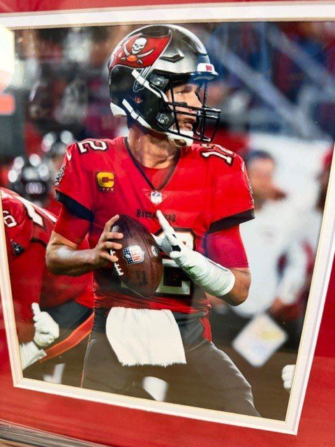 Tom Brady Signed Nike Vapor Elite Framed Jersey Tampa Bay Buccaneers FANATICS - Image 5