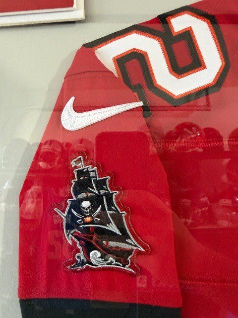 Tom Brady Signed Nike Vapor Elite Framed Jersey Tampa Bay Buccaneers FANATICS - Image 7